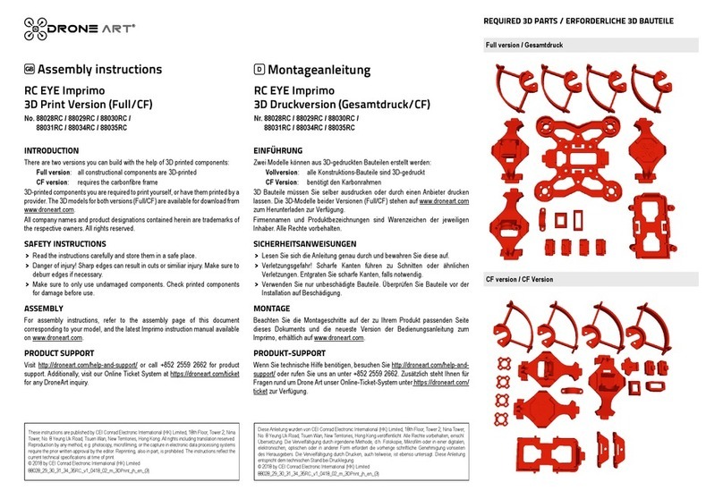 DRONE ART RC EYE Imprimo Assembly instructions