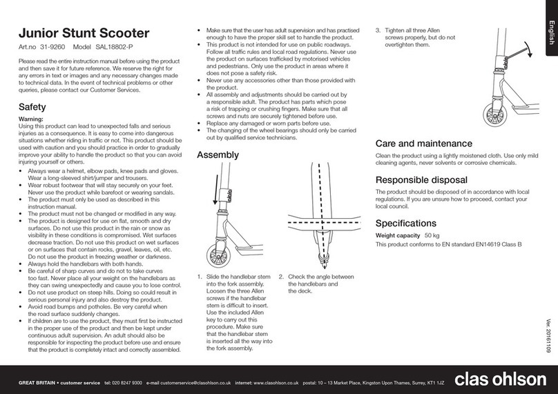 Clas Ohlson SAL18802-P User manual