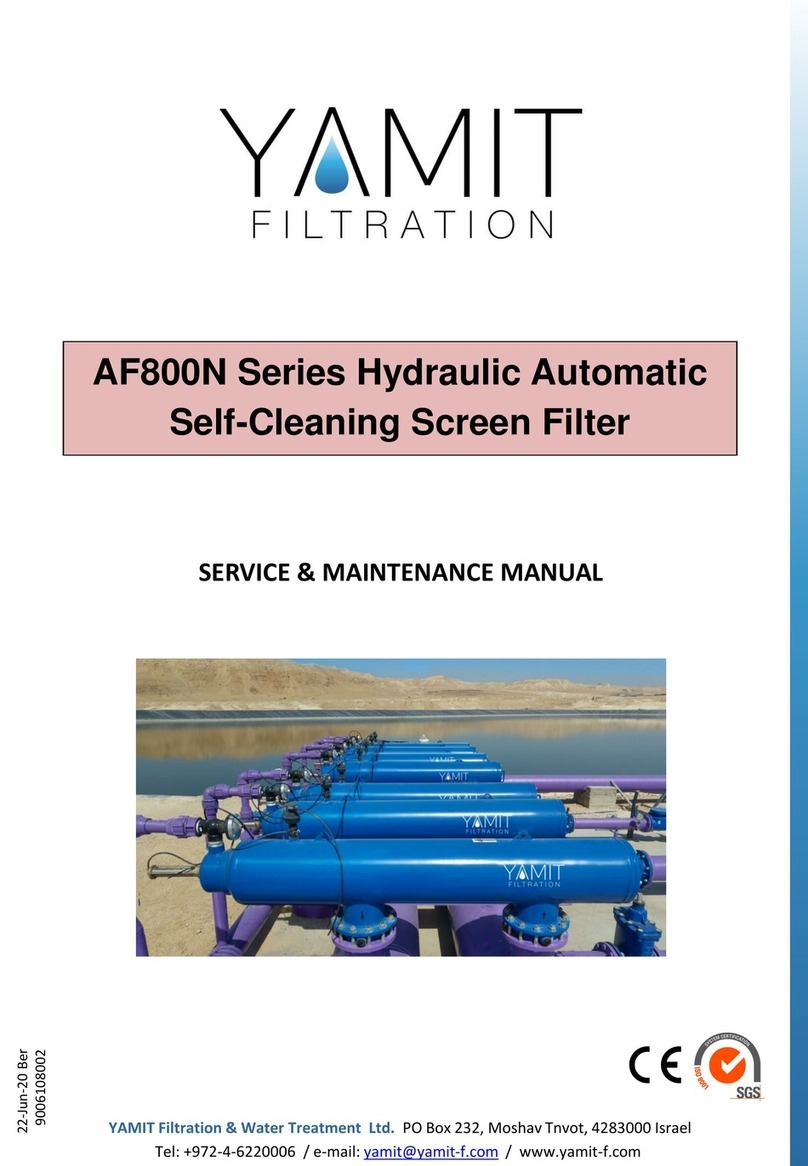 YAMIT E.L.I. AF800N Series Service maintenance manual