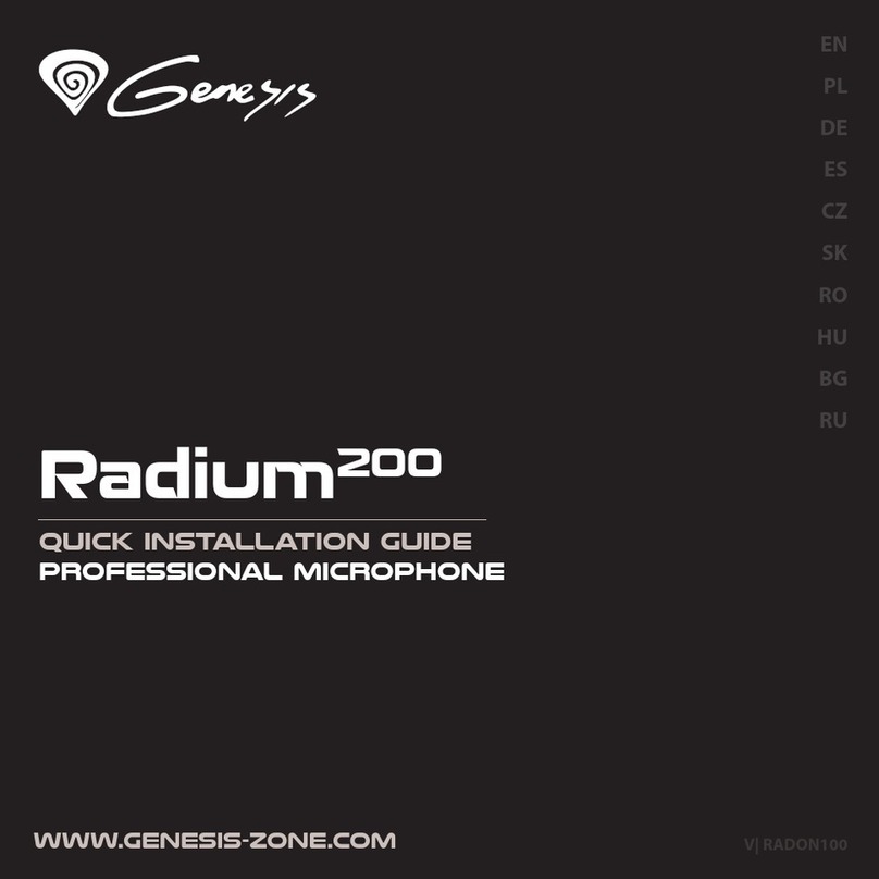 Genesis Radium200 Quick installation guide
