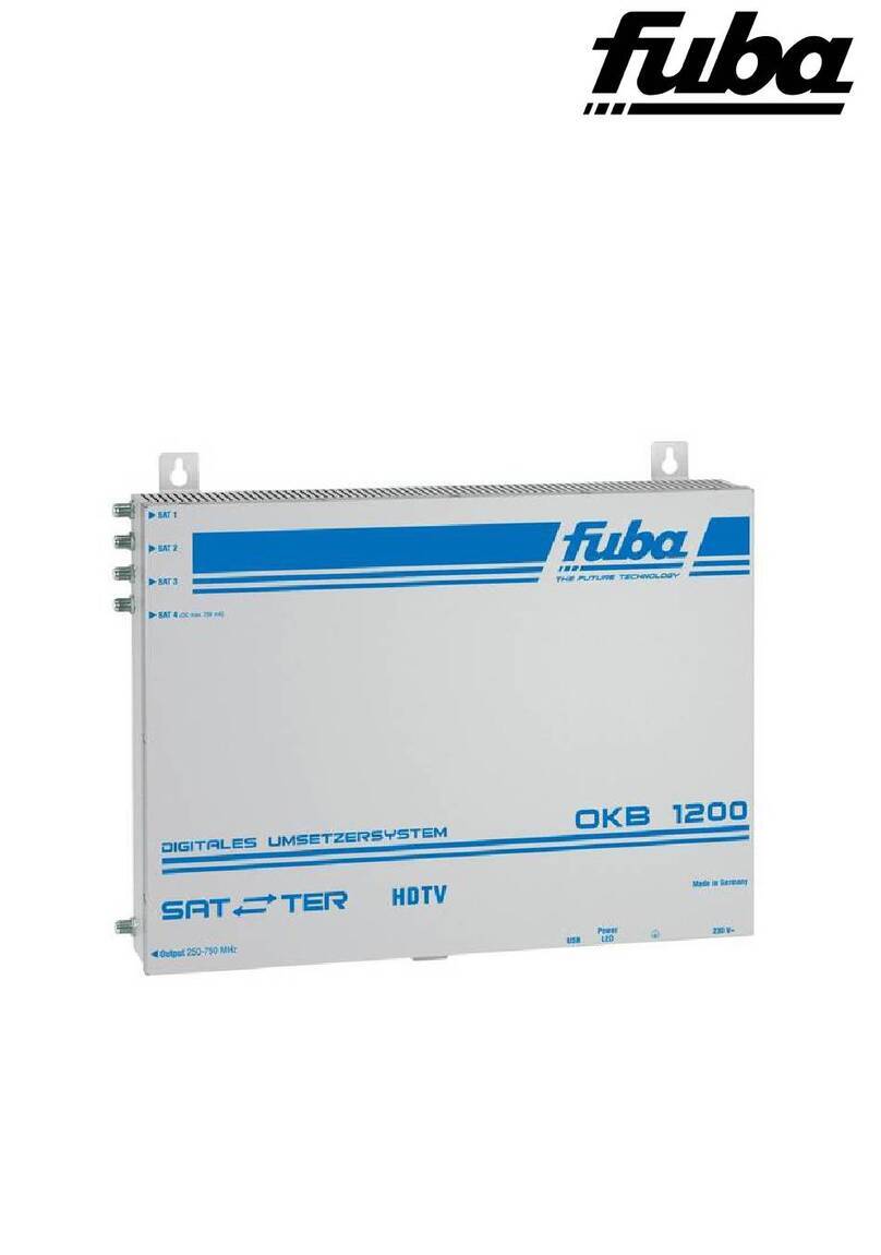 Fuba OKB 1200 user manual