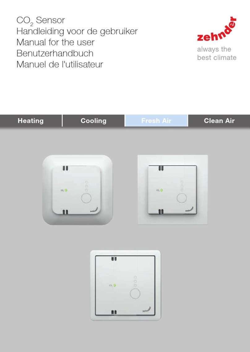 Zehnder Rittling CO2 Sensor Manual for the user Zehnder Rittling CO2 Sensor Manual for the user