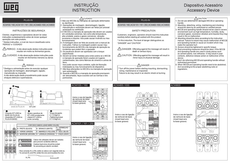 WEG ACW100 User manual