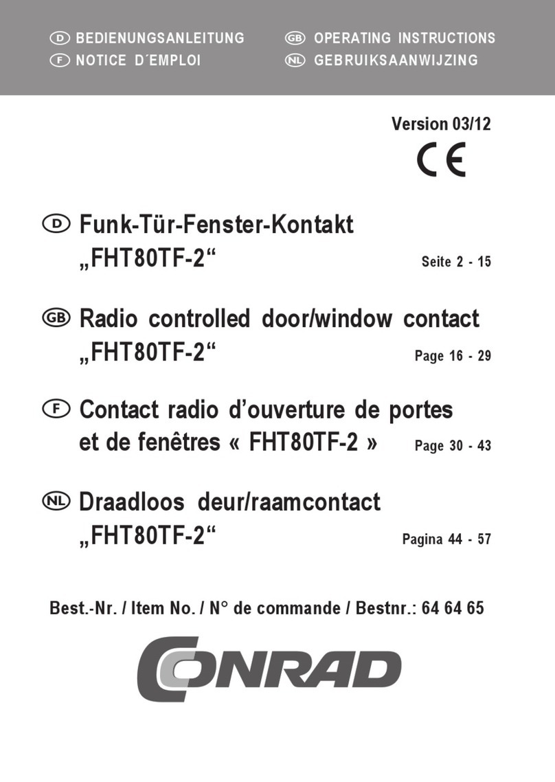 Conrad FHT80TF-2 User manual