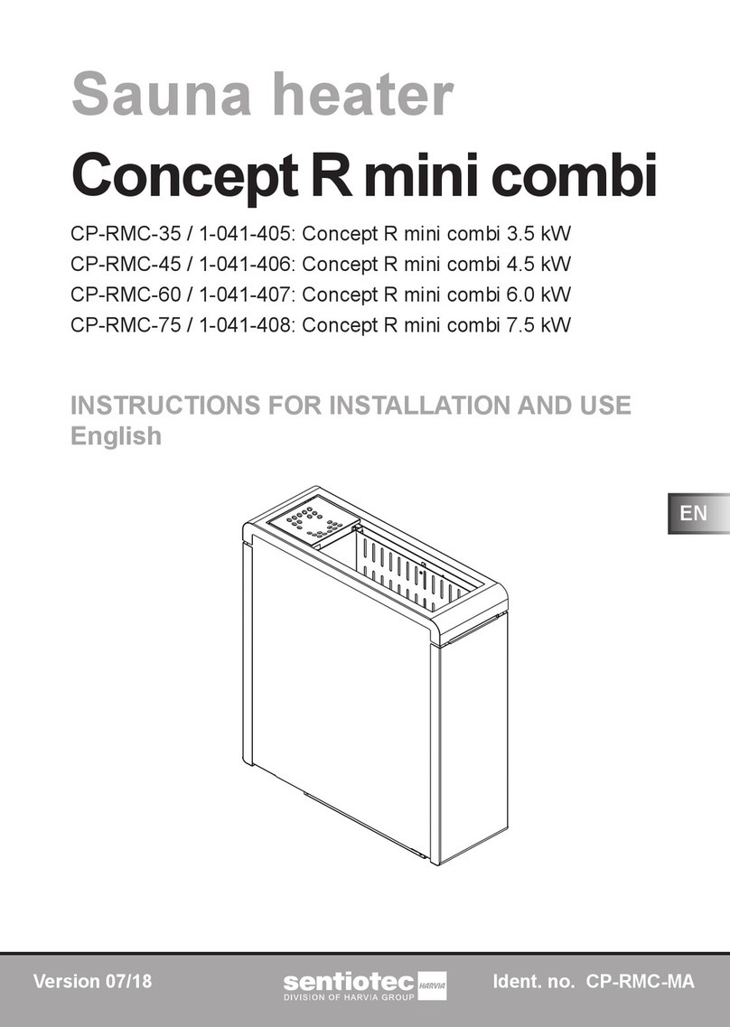 Sentiotec Concept R mini combi CP-RMC-35 User manual