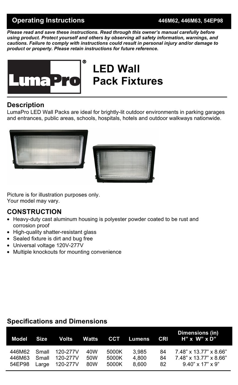 LumaPro 446M62 operating instructions
