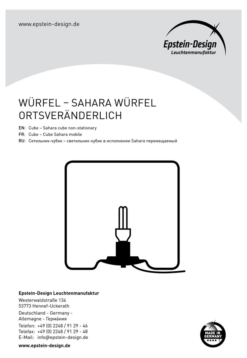 Epstein-Design Cube-Sahara User manual