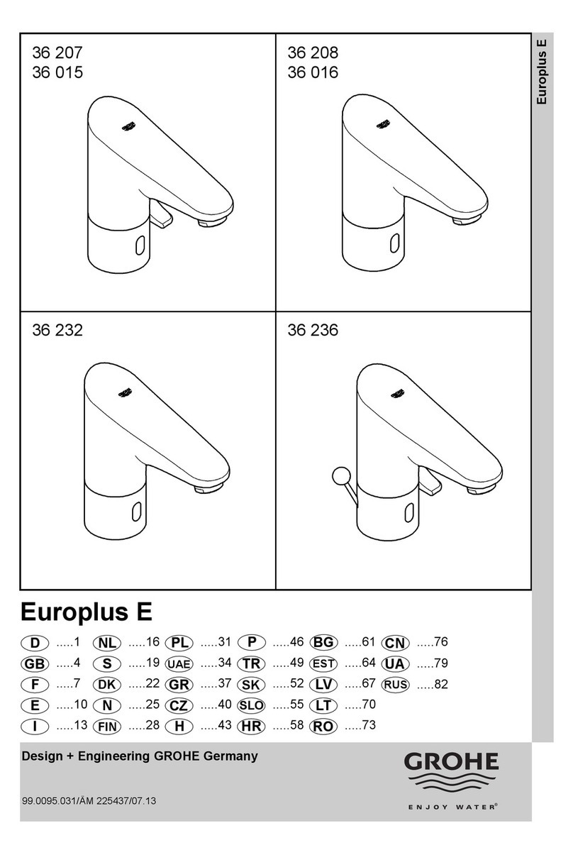 Grohe EUROPLUS E 36 207 manual