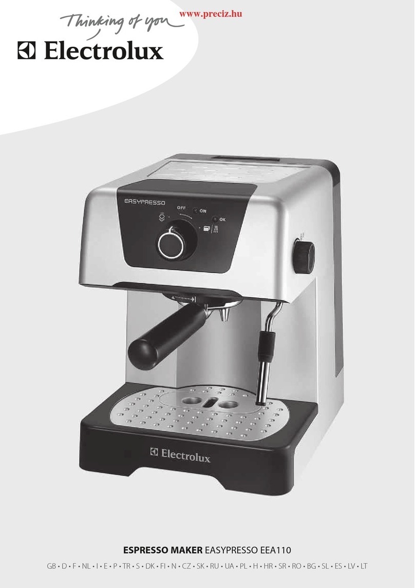 Electrolux EASYPRESSO EEA110 User manual