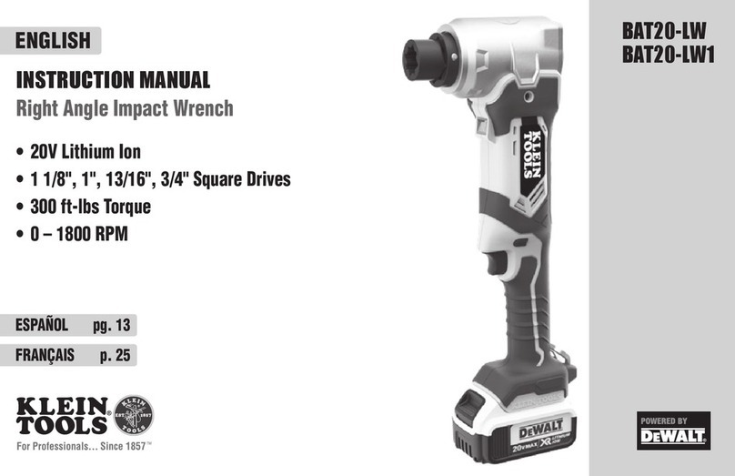 DeWalt KLEIN TOOLS BAT20-LW User manual