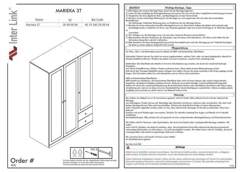 Inter link MARIEKA 3T 20 90 00 94 User manual
