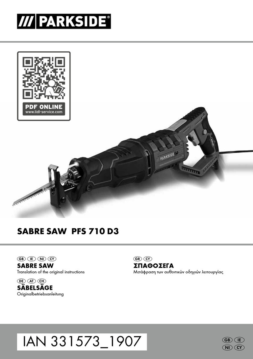 Parkside PFS 710 D3 Translation of the original instructions