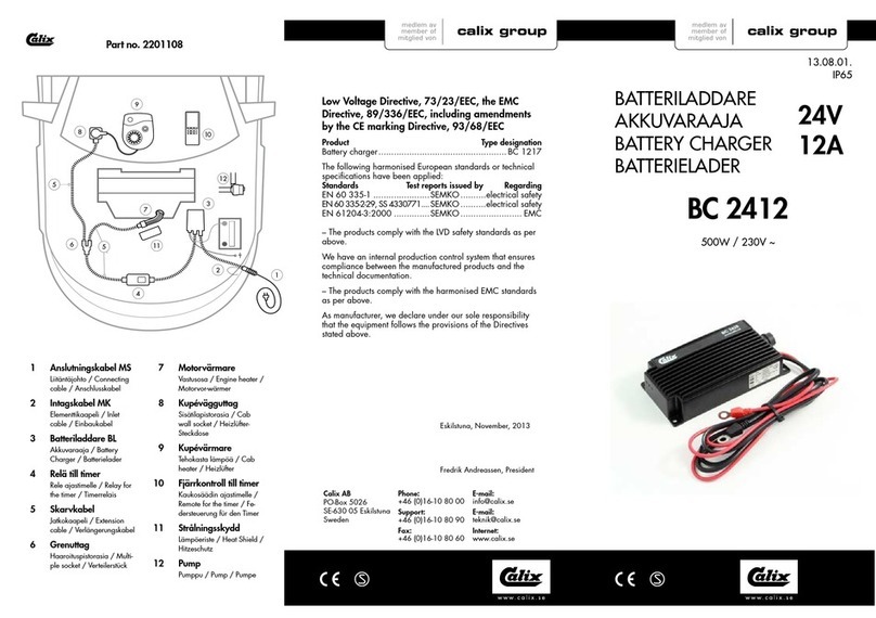 Calix group BC 2412 quick start guide