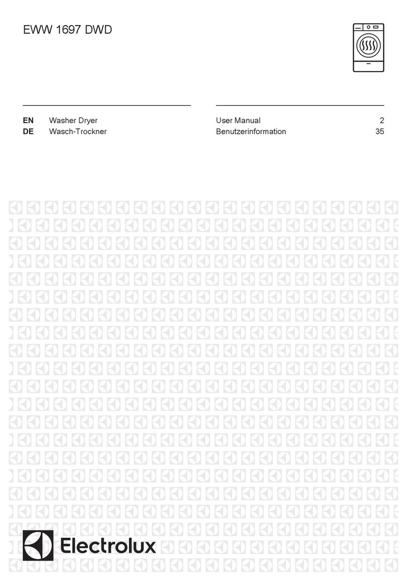 Electrolux EWW 1697 DWD User manual