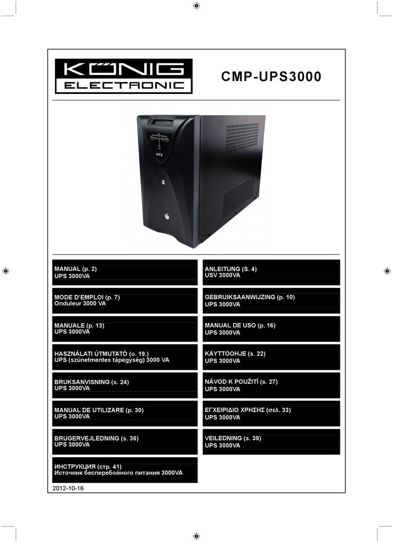 König Electronic CMP-UPS3000 manual