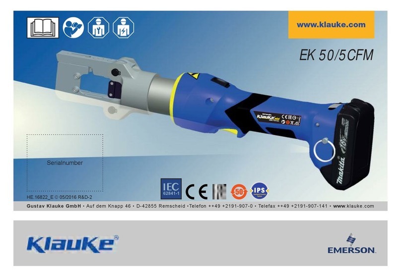 Emerson Klauke EK 50/5CFM manual