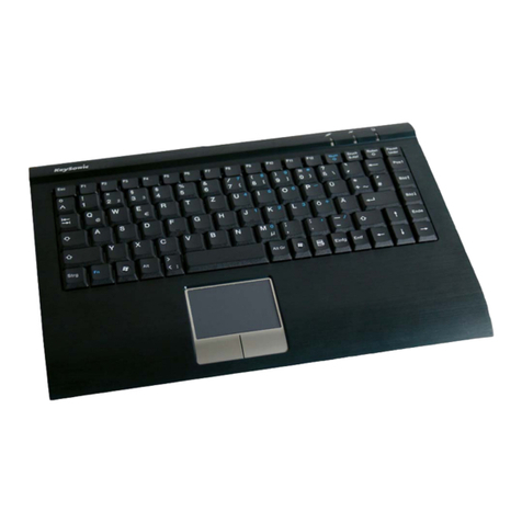 KeySonic ACK-540 ALU+RF Wireless Intuition-XS User manual