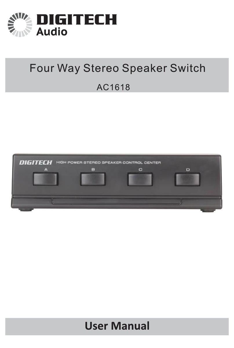 DIGITECH Audio AC1618 User manual