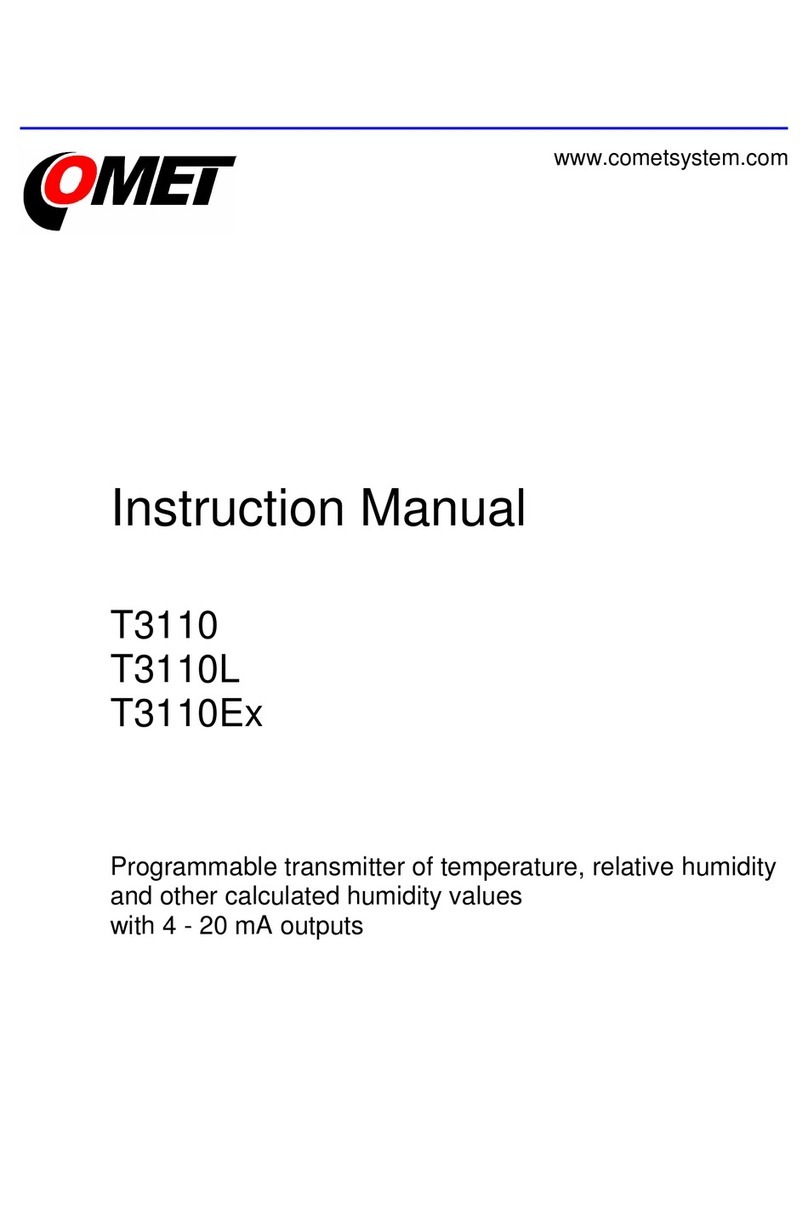 Comet T3110 instruction manual