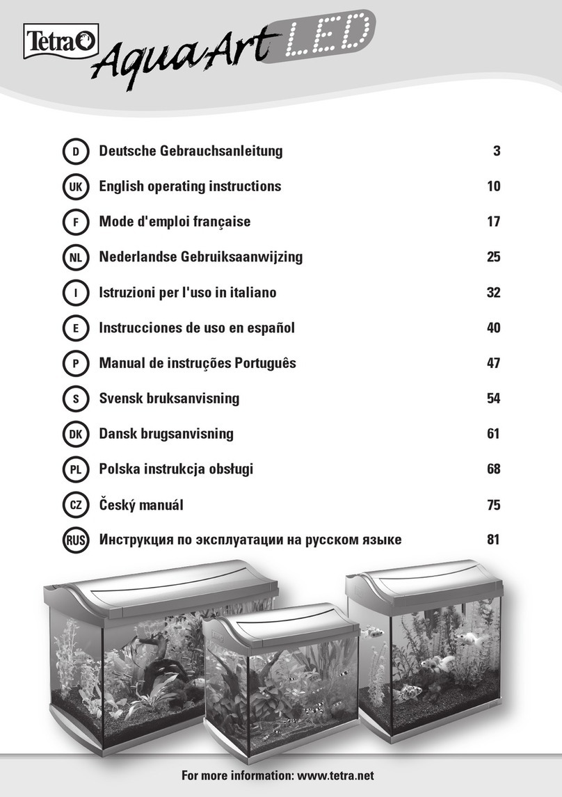 Tetra AquaArt Series operating instructions