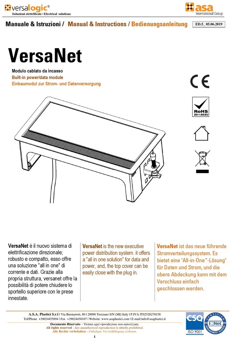 ASA Electronics versalogic VersaNet Manual instructions