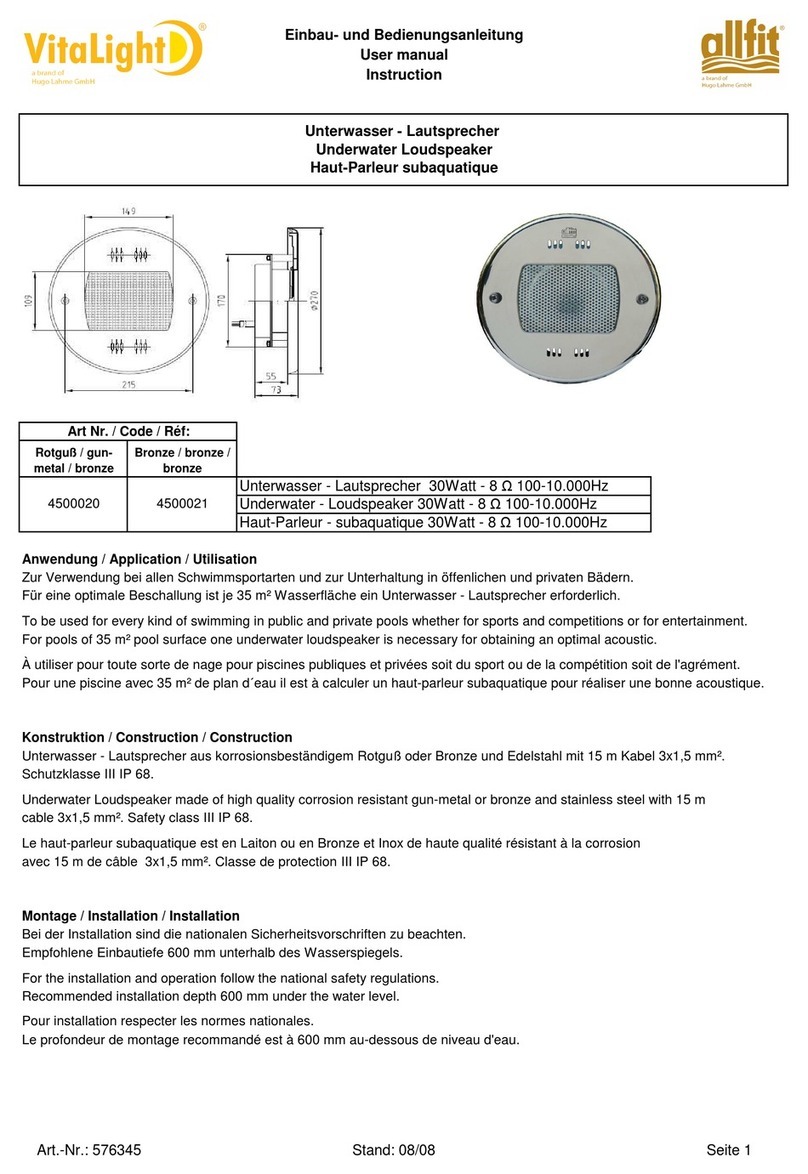 Hugo Lahme VitaLight 4500020 user manual