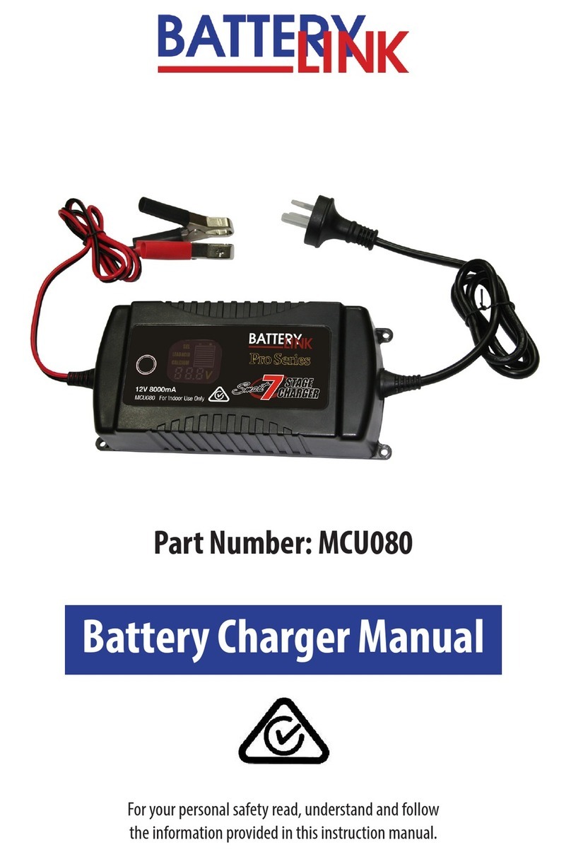 BATTERY LINK MCU080 manual