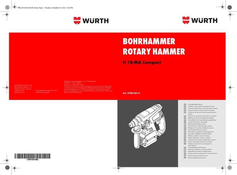 Würth H 18-MA Compact Quick guide
