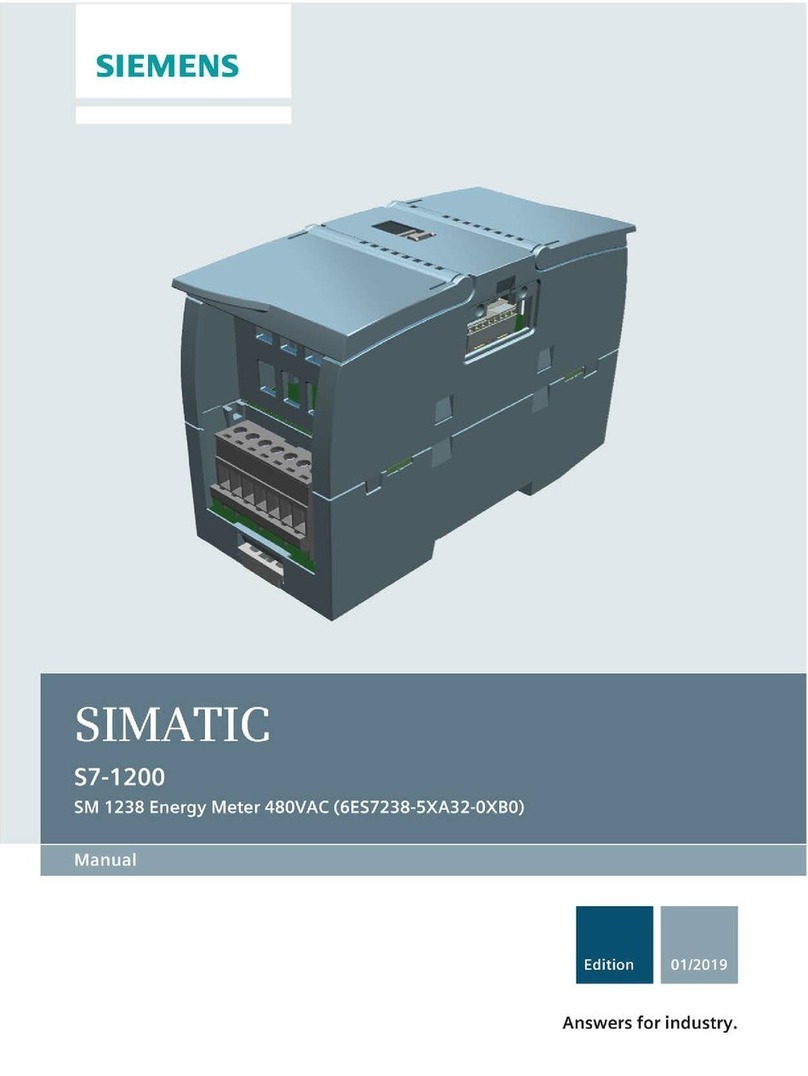 Siemens SIMATIC S7-1200 User manual