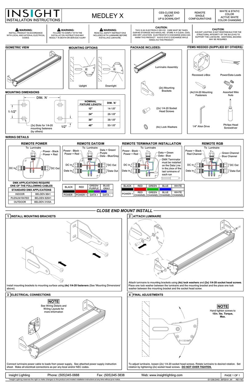 INSIGHT Medley X User manual