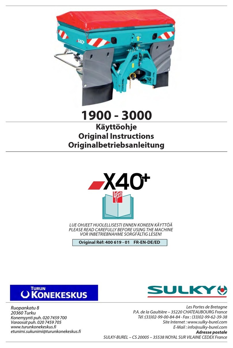 Sulky X40+ Series Original instructions
