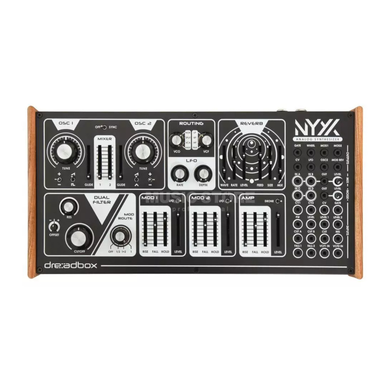 Dreadbox Nyx V2 User manual Dreadbox Nyx V2 User manual