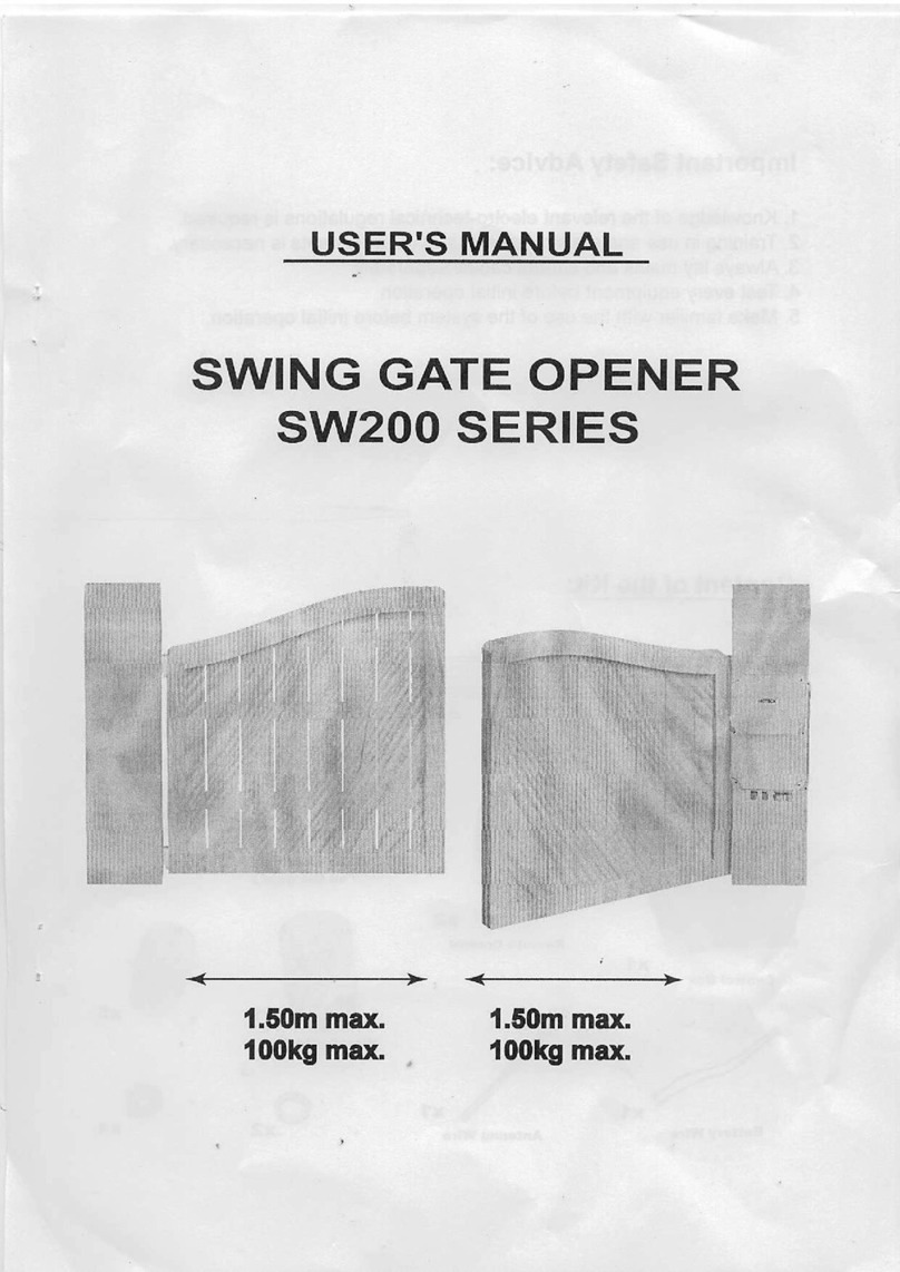 MOTECK SW200 Series User manual