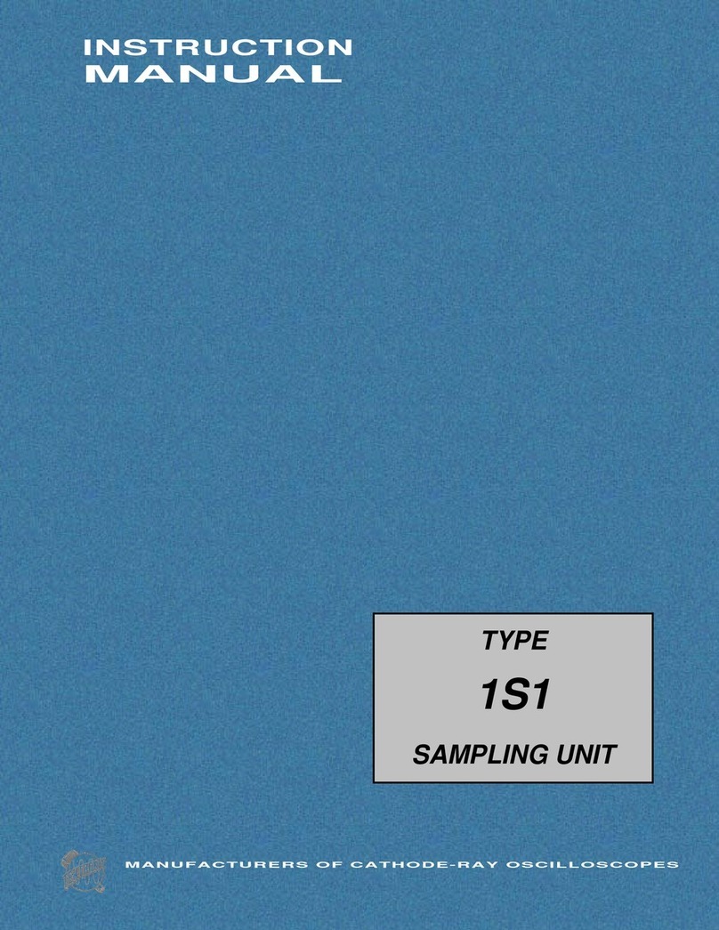 Tektronix 1S1 User manual