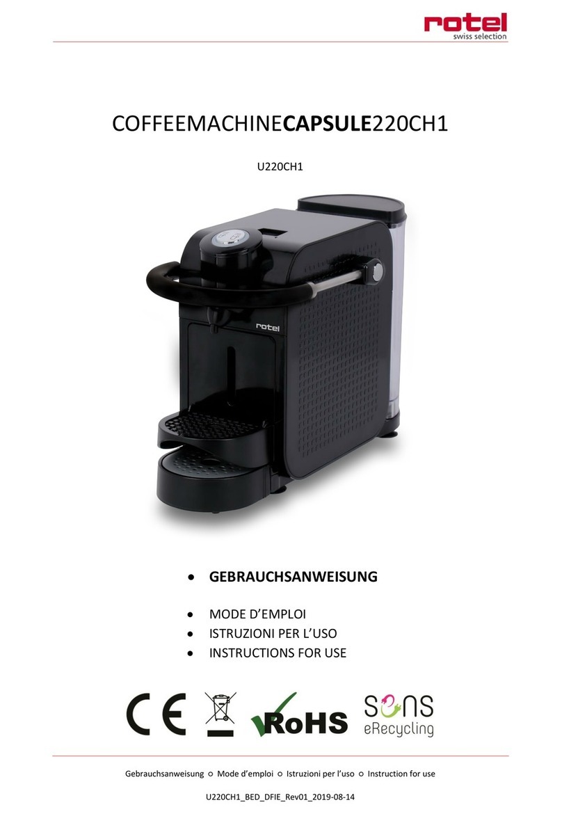 Rotel CAPSULE 220CH1 User manual