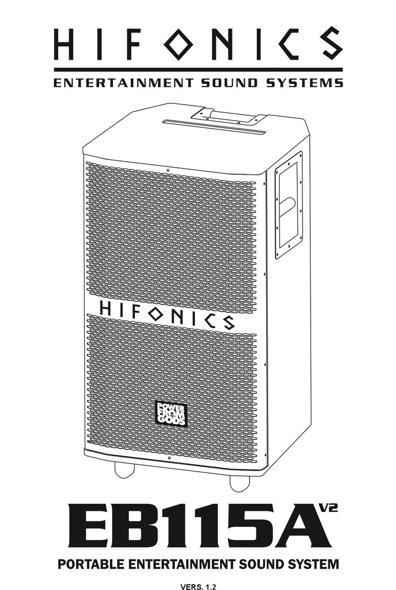 Hifonics EB115A V2 manual