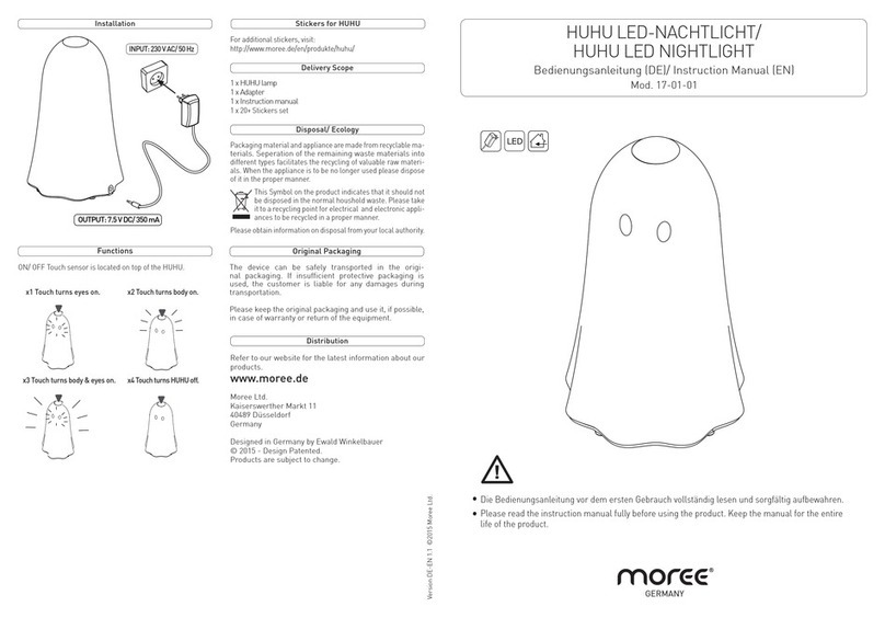 Moree HUHU instruction manual