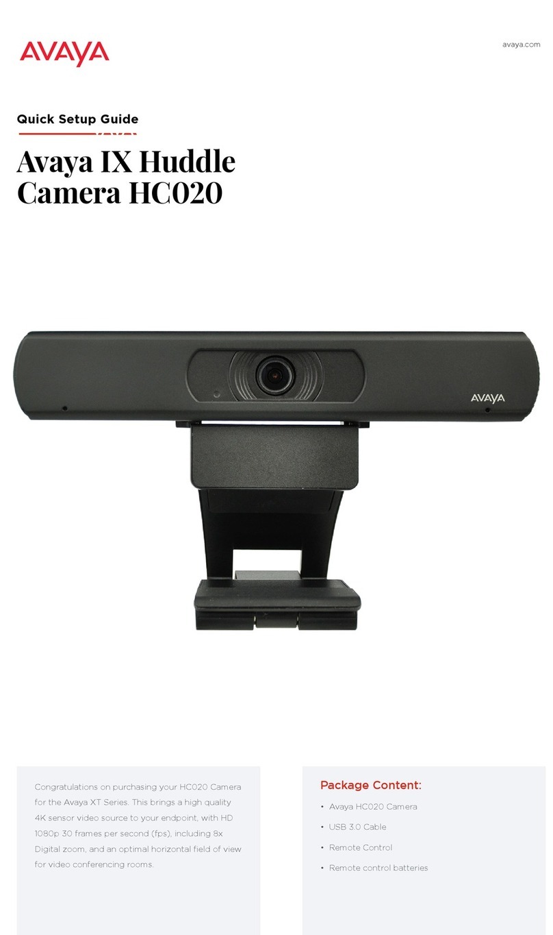 Avaya HC020 Quick setup guide