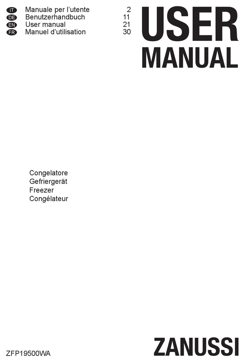 Zanussi ZFP19500WA user manual