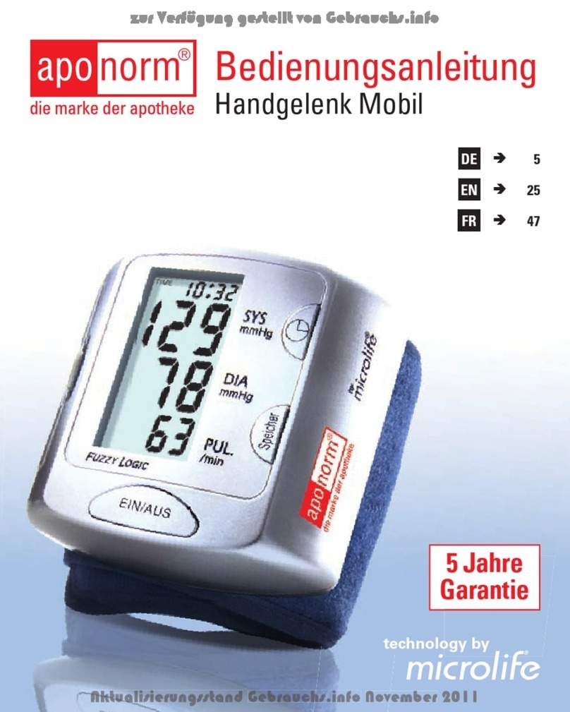 Microlife Aponorm Mobil User manual