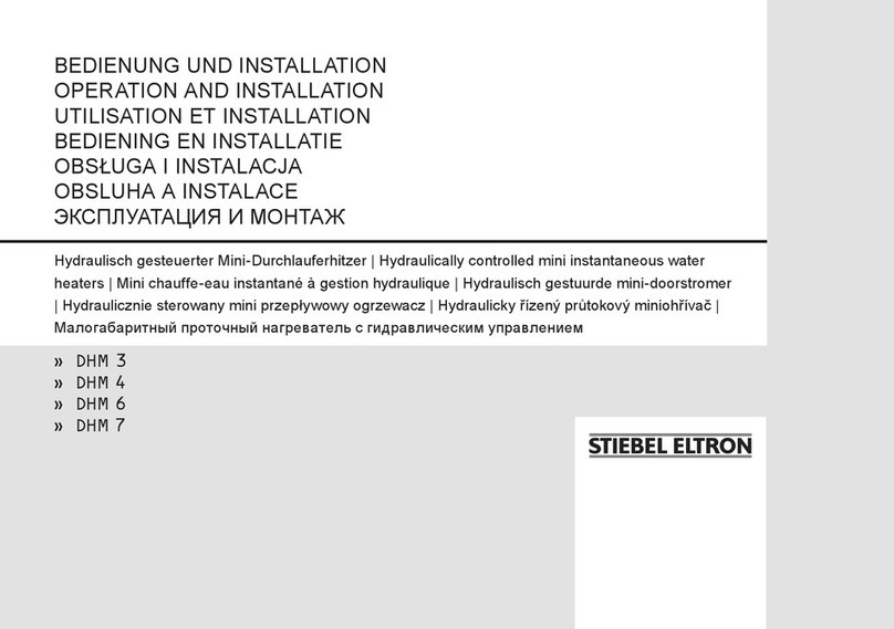 STIEBEL ELTRON DHM 3 Operation and installation STIEBEL ELTRON DHM 3 Operation and installation