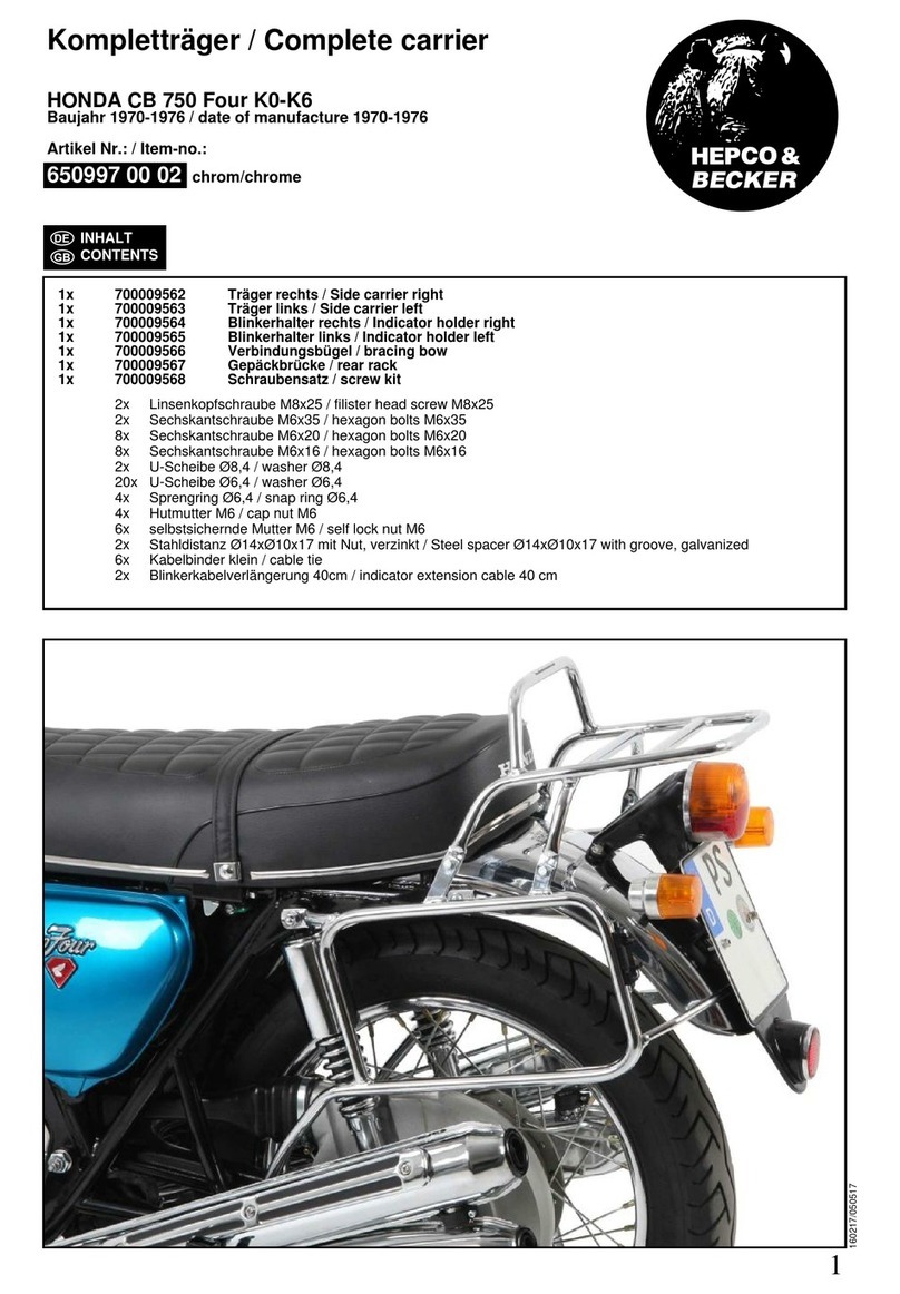 hepco & becker 650997 00 02 User manual hepco & becker 650997 00 02 User manual
