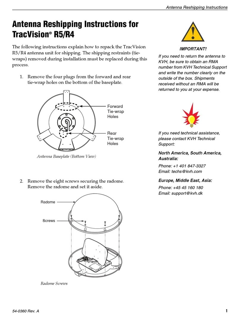 TracVision R5 Reshipping Instructions