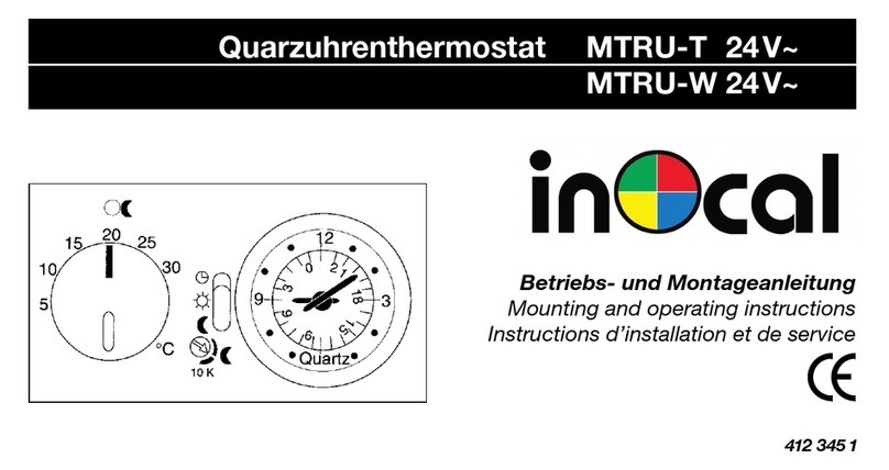Inocal MTRU-T Mounting and operating instructions