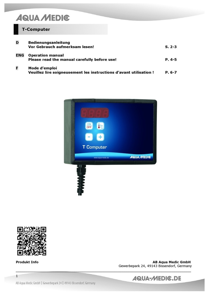 Aqua Medic T-Computer User manual