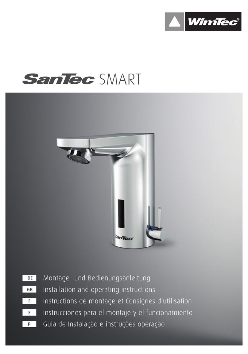 WimTec SanRec SMART Installation and operating instructions