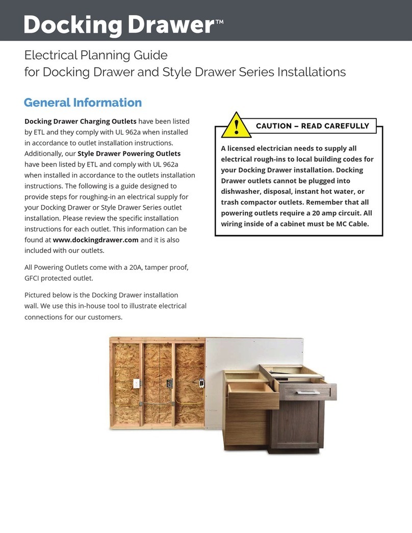 Docking Drawer Docking Drawer Series Electrical Planning Guide