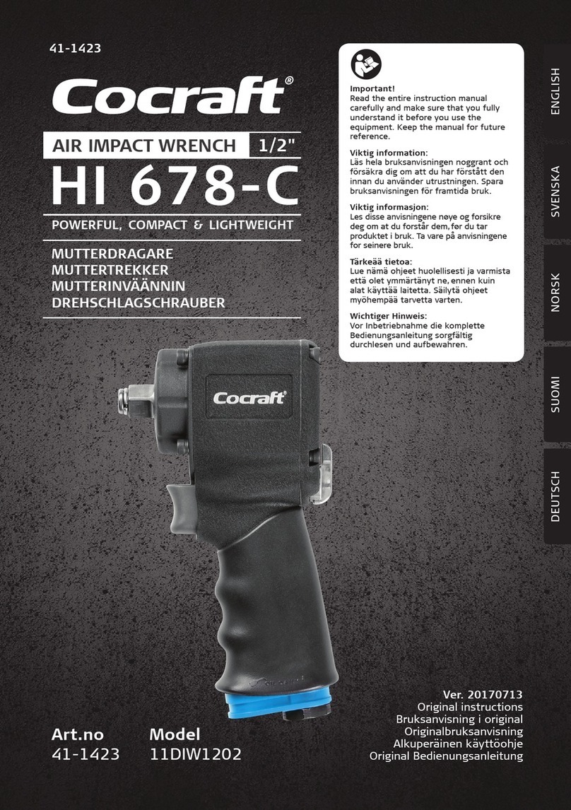 Cocraft 11DIW1202 User manual