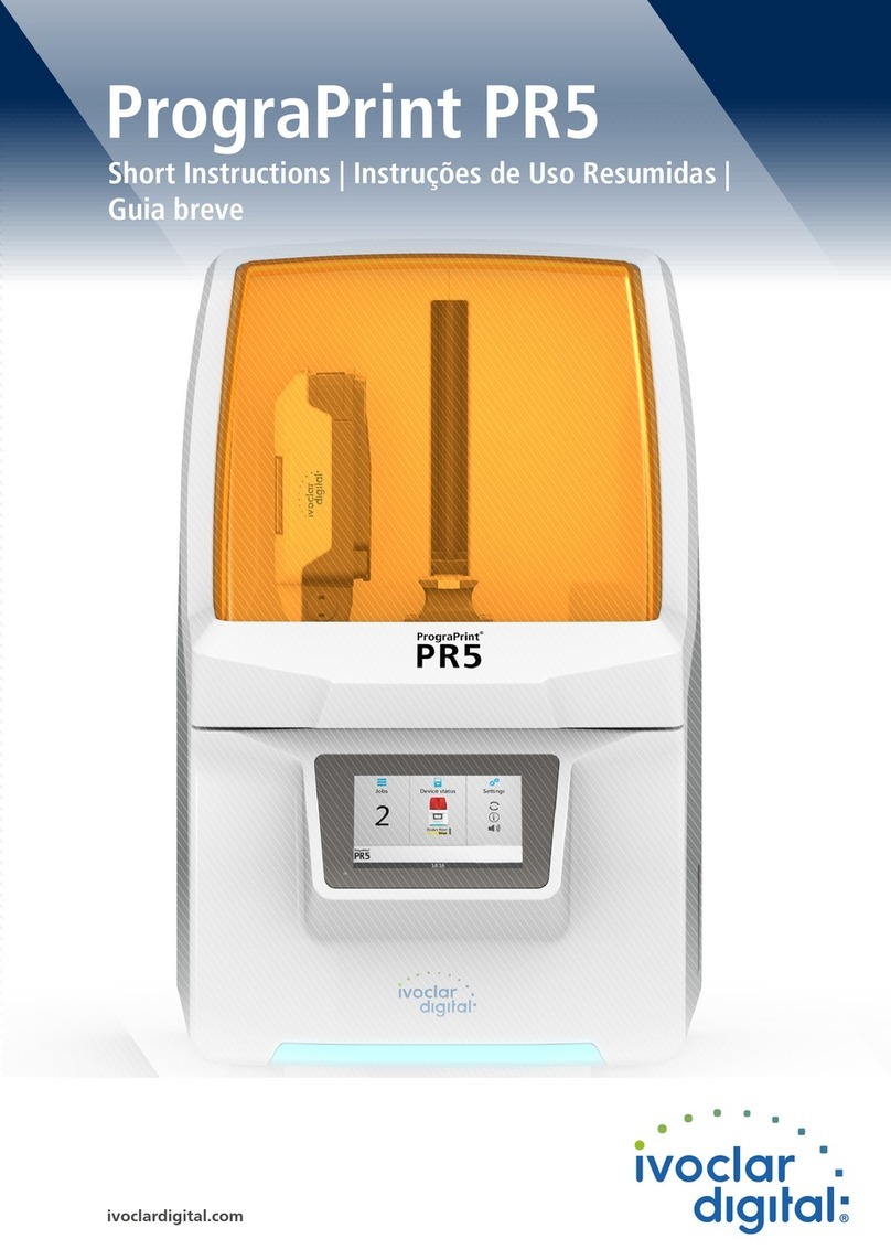 Ivoclar digital PrograPrint PR5 Manual