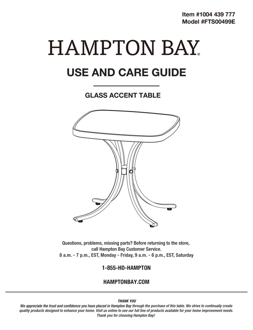 HAMPTON BAY FTS00499E Use and care guide HAMPTON BAY FTS00499E Use and care guide